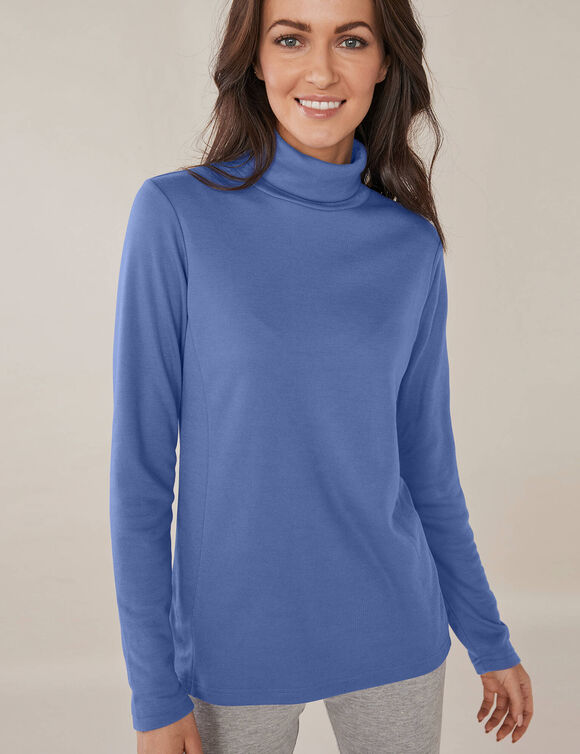 Sous pull thermique - col roulé (bleu jean) Sous pull thermique - col roulé (bleu jean)